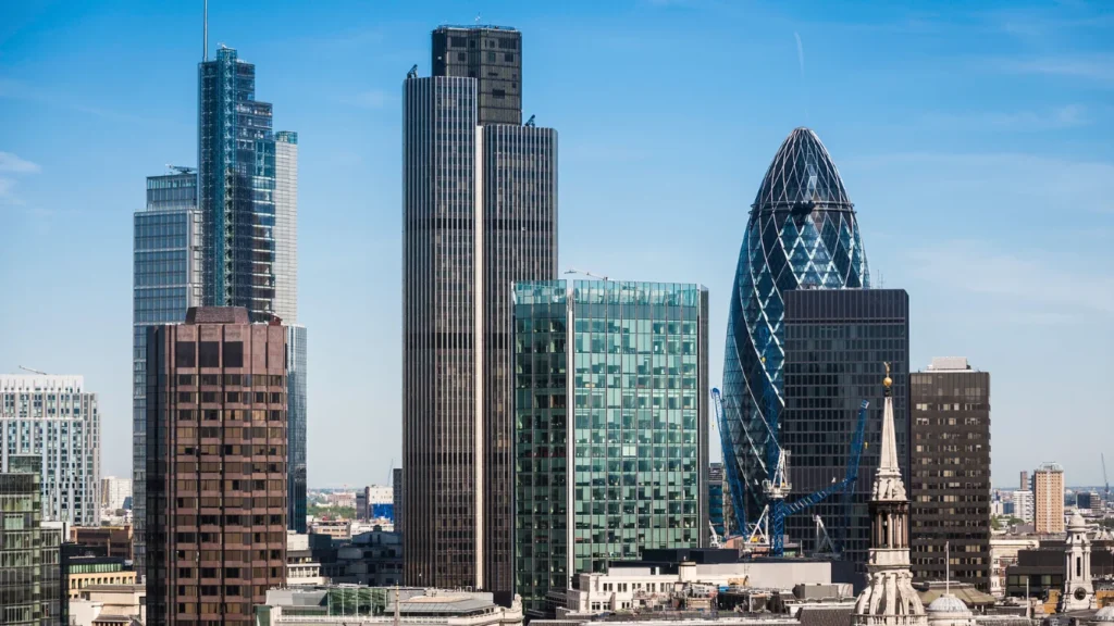 Finance district