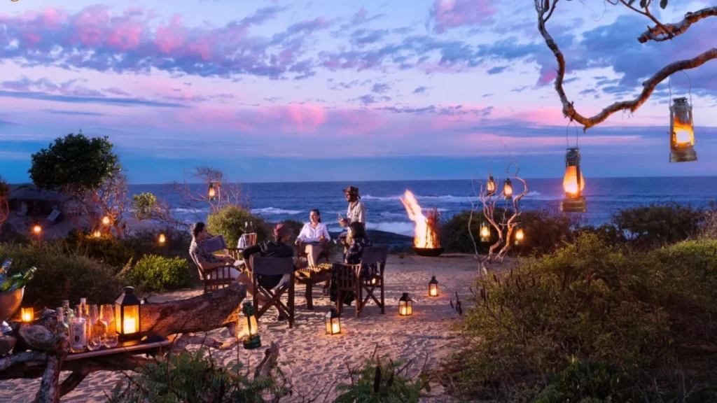 Dining under the stars