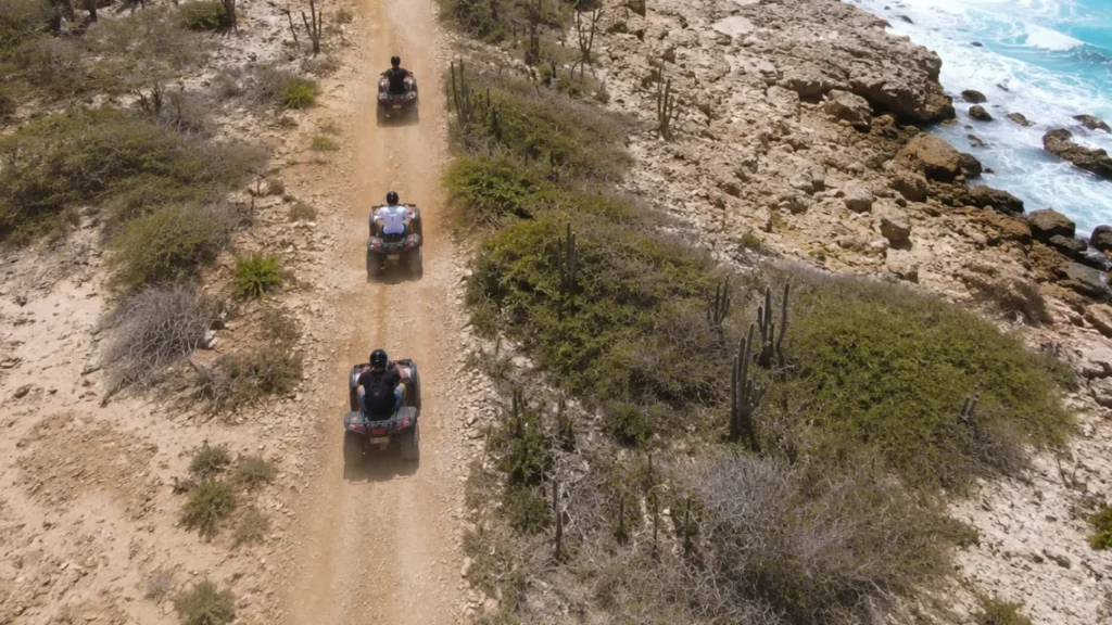 Quad riding