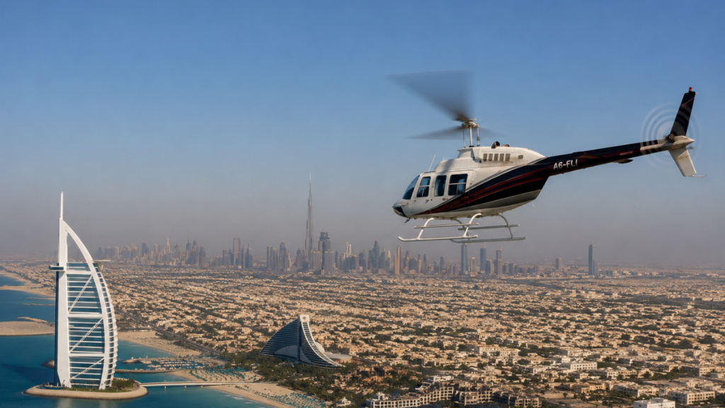 Helicopter tour