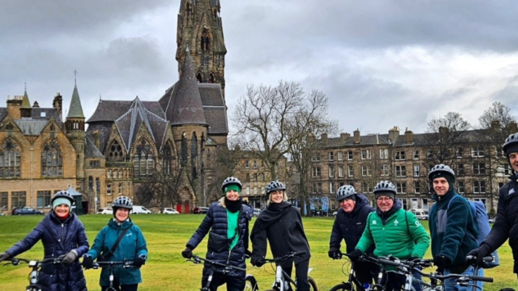 Cycling tour Leith and Portobello