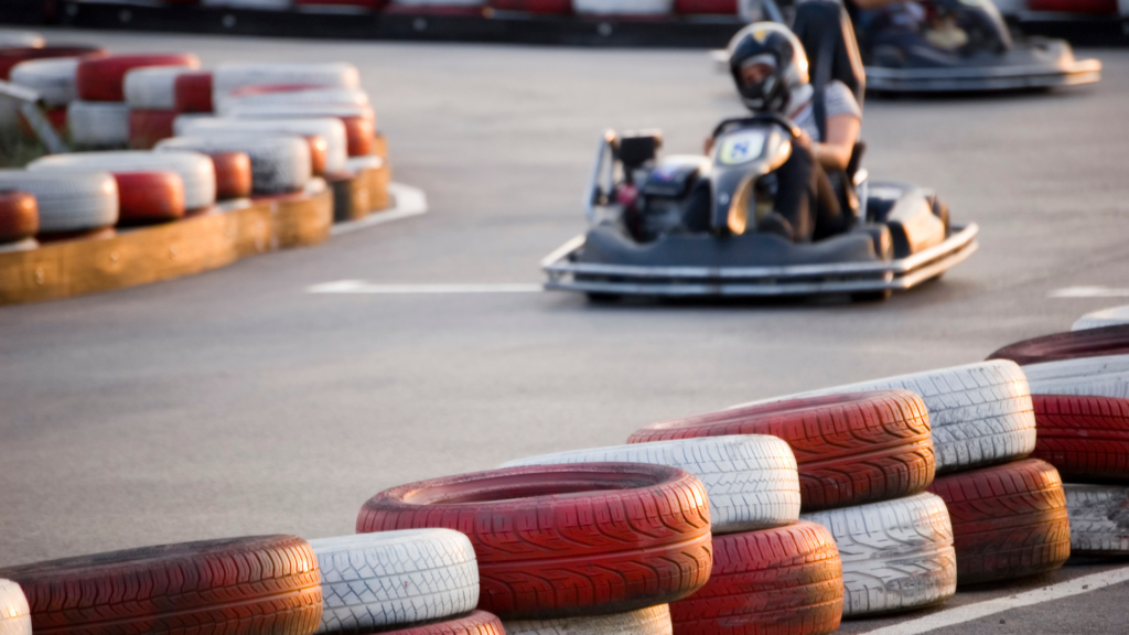 GO-karting on the Circuit